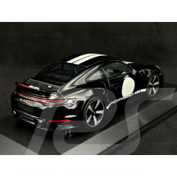 Porsche 911 Sport Classic Type 992 2022 Noir bandes blanches 1/18 Minichamps 155062000