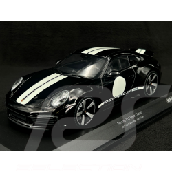 Porsche 911 Sport Classic Type 992 2022 Black with white stripes 1/18 Minichamps 155062000