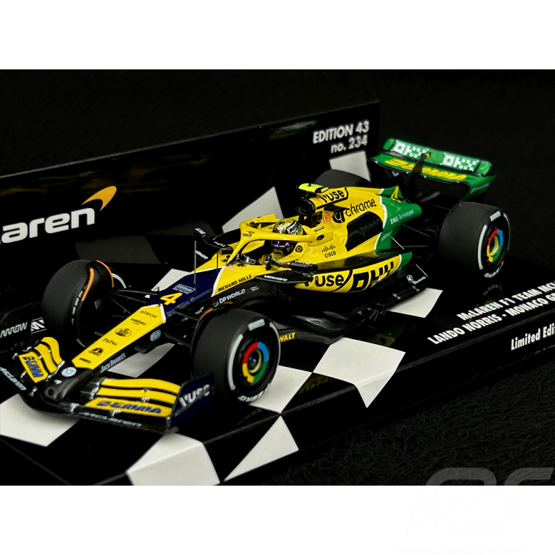 Lando Norris McLaren MCL38 n°4 GP Monaco 2024 1/43 Minichamps 537245104