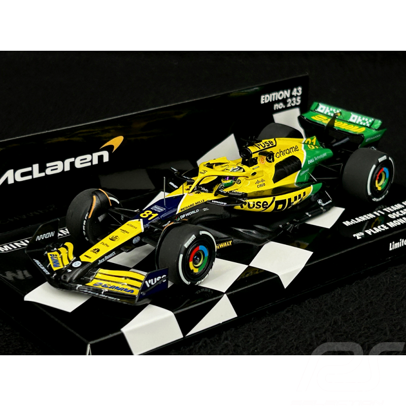 Oscar Piastri McLaren MCL38 n°81 2. GP Monaco 2024 1/43 Minichamps 537245181