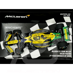 Oscar Piastri McLaren MCL38 n°81 2. GP Monaco 2024 1/43 Minichamps 537245181