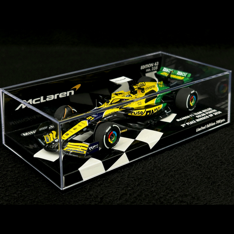 Oscar Piastri McLaren MCL38 n°81 2nd Monaco GP 2024 1/43