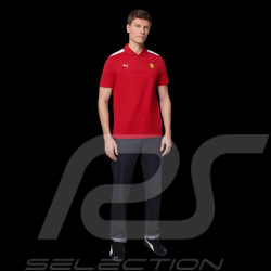 Ferrari F1 Polo Puma 1/4 Zip Red Cherry Leclerc / Hamilton - Men - 701232789-001