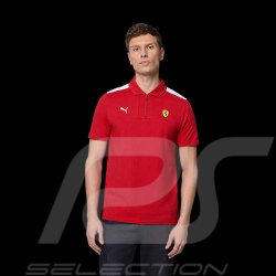 Ferrari F1 Polo Puma 1/4 Zip Kirsch Rot Leclerc / Hamilton - Herren - 701232789-001