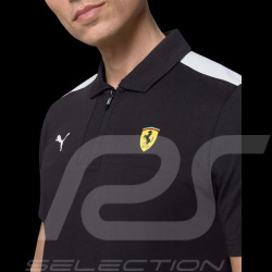 Polo Ferrari F1 Puma 1/4 Zippé Noir Leclerc / Hamilton - Homme - 701232789-002