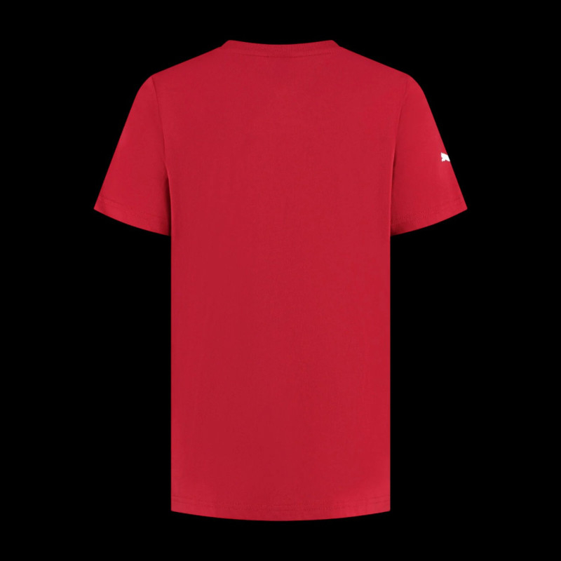 Ferrari F1 T-Shirt Puma Großes Wappen Rot Cerise Leclerc / Hamilton ...