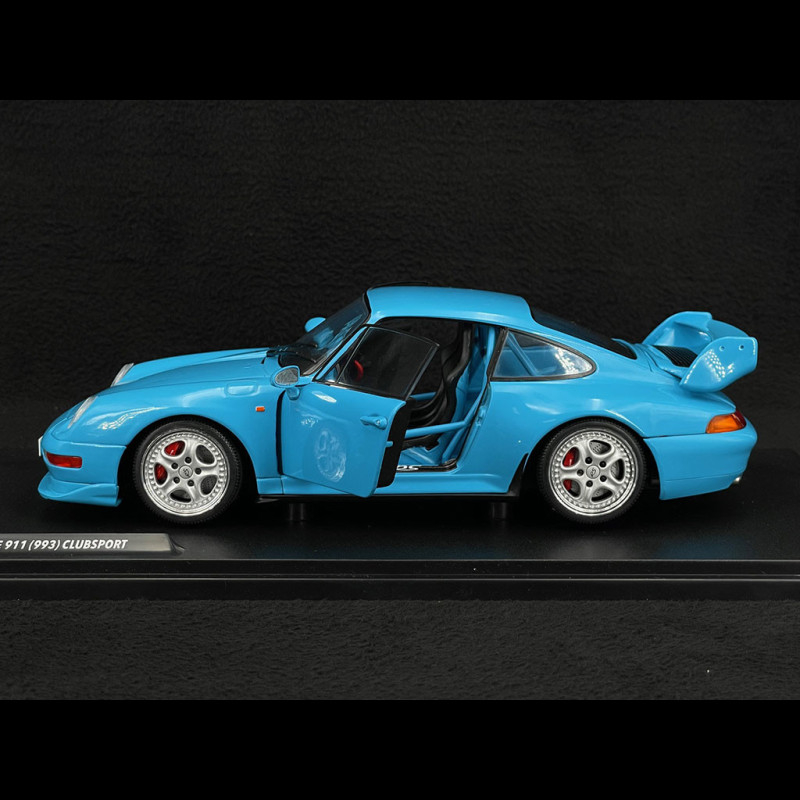 Porsche 911 Clubsport Type 993 1997 Riviera Blue 1/18 Solido S1810101