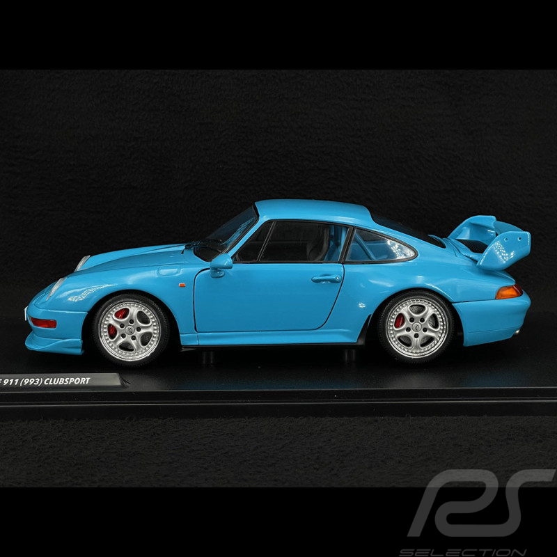 Porsche 911 Clubsport Typ 993 1997 Riviera Blau 1/18 Solido S1810101