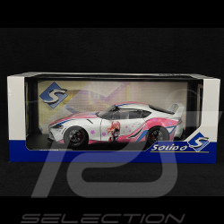 Toyota GR Supra Itasha 2024 White/Pink 1/18 Solido S1809008