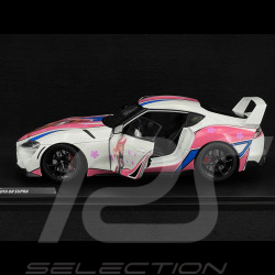 Toyota GR Supra Itasha 2024 Weiß/Rosa 1/18 Solido S1809008