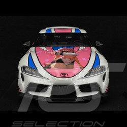 Toyota GR Supra Itasha 2024 Weiß/Rosa 1/18 Solido S1809008
