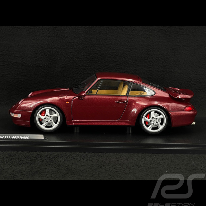 Porsche 911 Turbo Type 993 1997 Rouge Arena 1/18 Solido S1810102