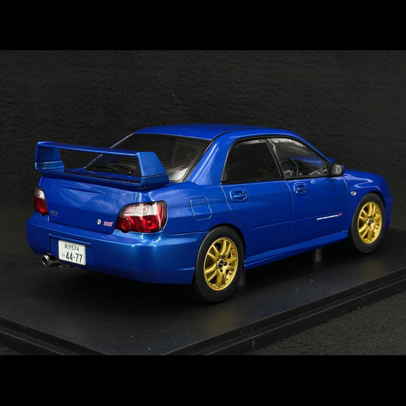 Subaru Impreza WRX STI 2003 Sonic Blue 1/18 Solido S1812301
