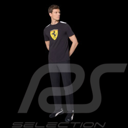 Ferrari F1 T-Shirt Puma Large Shield Black Leclerc / Hamilton - Man - 701232784-002