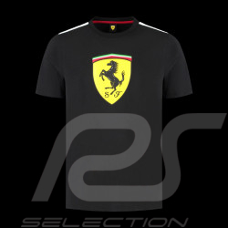 T-shirt Ferrari F1 Puma Écusson Géant Noir Leclerc / Hamilton - Homme - 701232784-002