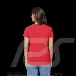 Ferrari F1 T-Shirt Puma Großes Wappen Rot Cerise Leclerc / Hamilton - Damen - 701232785-001