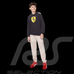 Ferrari F1 Hoodie Puma Großes Wappen Schwarz Leclerc / Hamilton - Kind - 701232791-002