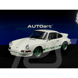 Porsche 911 Carrera RS 2.7 1973 Grand Prix Weiß Grüne Streifen 1/18 Autoart 78031