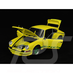 Porsche 911 Carrera RS 2.7 1973 Yellow Green Stripes 1/18 Autoart 78033