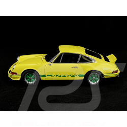 Porsche 911 Carrera RS 2.7 1973 Jaune Bandes Vertes 1/18 Autoart 78033