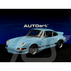 Porsche 911 Carrera RS 2.7 1973 Gulf Blau Schwarze Streifen 1/18 Autoart 78032