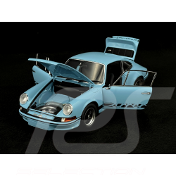 Porsche 911 Carrera RS 2.7 1973 Gulf Blau Schwarze Streifen 1/18 Autoart 78032
