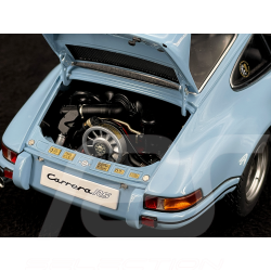 Porsche 911 Carrera RS 2.7 1973 Gulf Blue Black Stripes 1/18 Autoart 78032