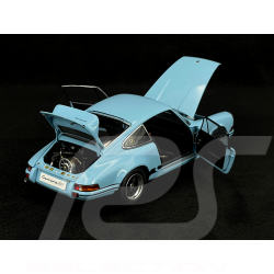 Porsche 911 Carrera RS 2.7 1973 Gulf Blue Black Stripes 1/18 Autoart 78032