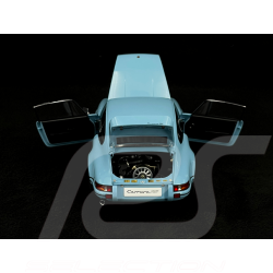 Porsche 911 Carrera RS 2.7 1973 Gulf Blue Black Stripes 1/18 Autoart 78032