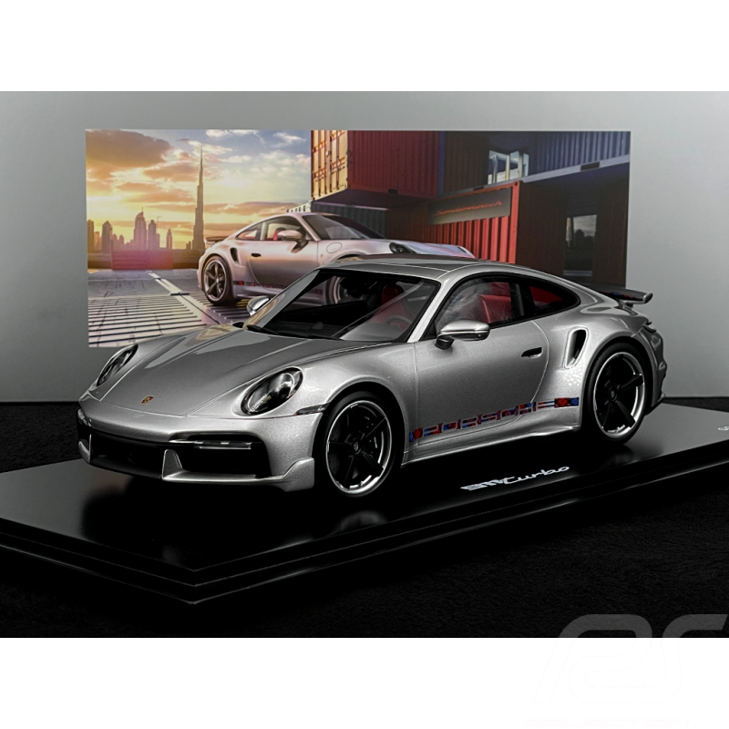 Porsche 911 Turbo Type 992 First Turbo Sonderwunsch GT Silber 1/18 Spark WAP0211620STFT