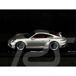 Porsche 911 Turbo Type 992 First Turbo Sonderwunsch GT Silver 1/18 Spark WAP0211620STFT