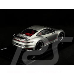 Porsche 911 Turbo Type 992 First Turbo Sonderwunsch GT Silber 1/18 Spark WAP0211620STFT