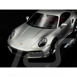 Porsche 911 Turbo Type 992 First Turbo Sonderwunsch GT Silber 1/18 Spark WAP0211620STFT