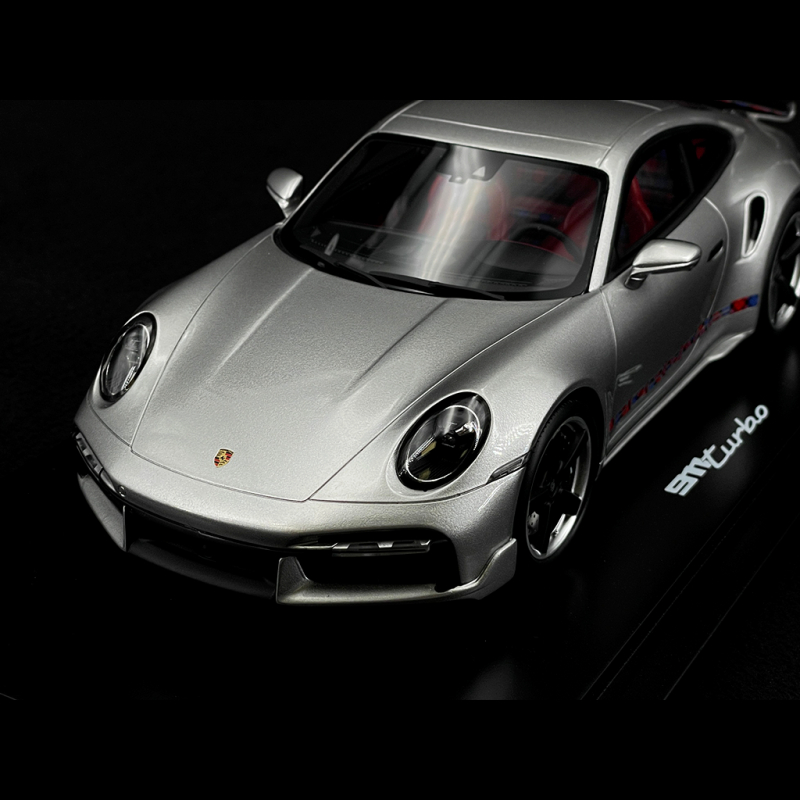 Porsche 911 Turbo Type 992 First Turbo Sonderwunsch GT Silver 1/18