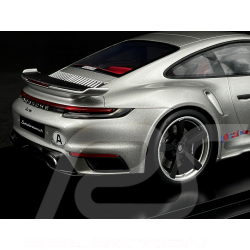 Porsche 911 Turbo Type 992 First Turbo Sonderwunsch GT Silber 1/18 Spark WAP0211620STFT