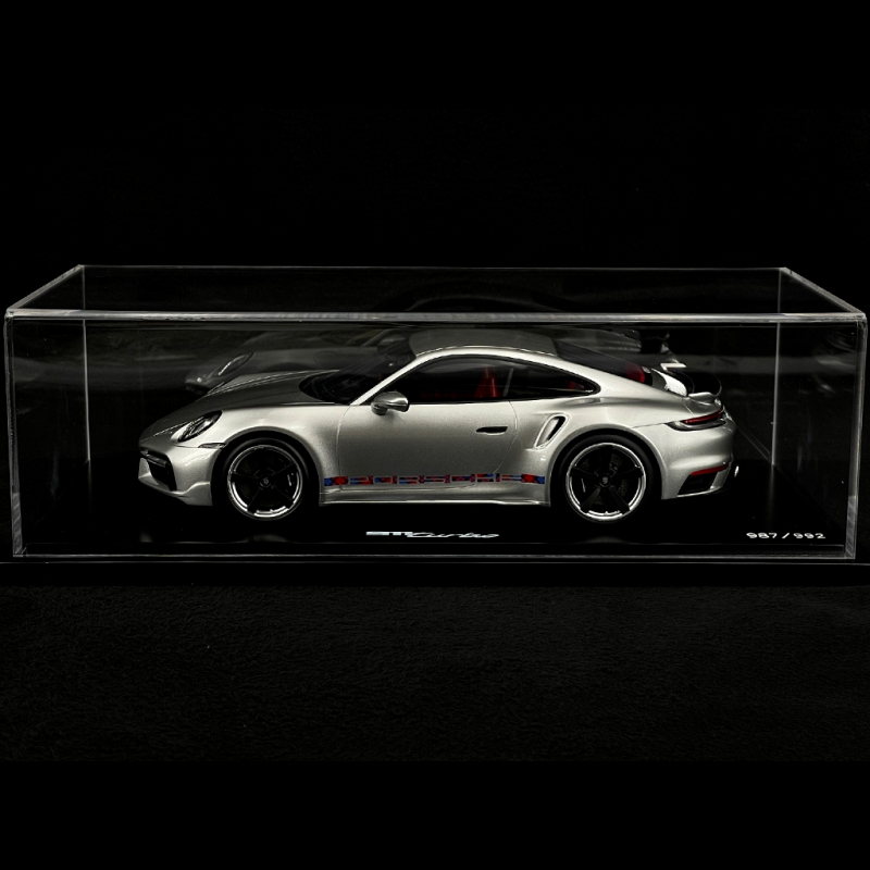 Porsche 911 Turbo Type 992 First Turbo Sonderwunsch GT Silver 1/18