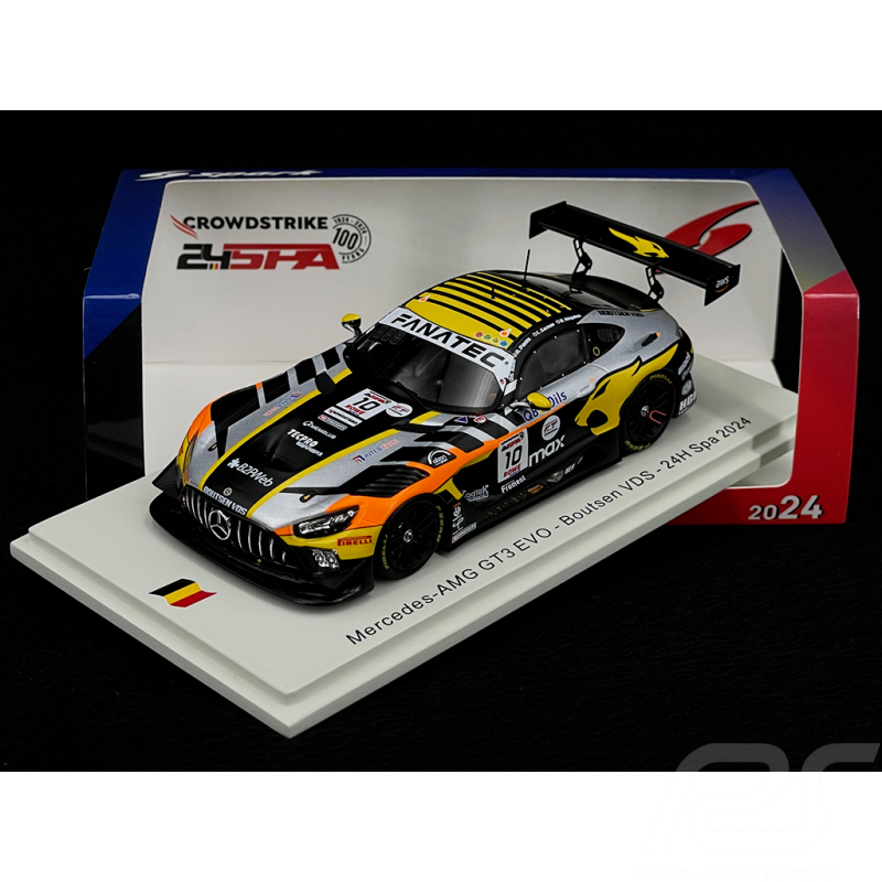 Mercedes-AMG GT3 Evo n°10 24h Spa 2024 1:43 Spark SB815