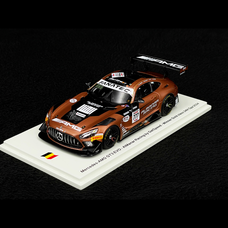 Mercedes-AMG GT3 Evo n°777 Winner 24h Spa 2024 1:43 Spark SB784