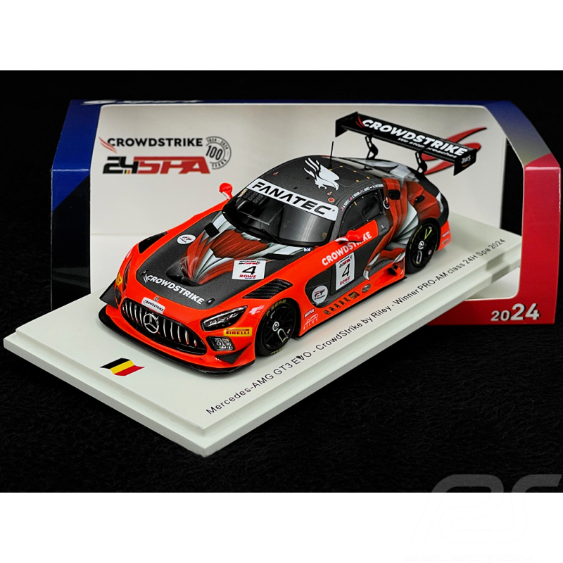 Mercedes-AMG GT3 Evo n°4 Winner 24h Spa 2024 1:43 Spark SB804