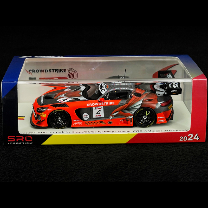 Mercedes-Benz AMG GT3 n° 2 2ème 24h Spa 2022 Getspeed BWT 1/18 Spark