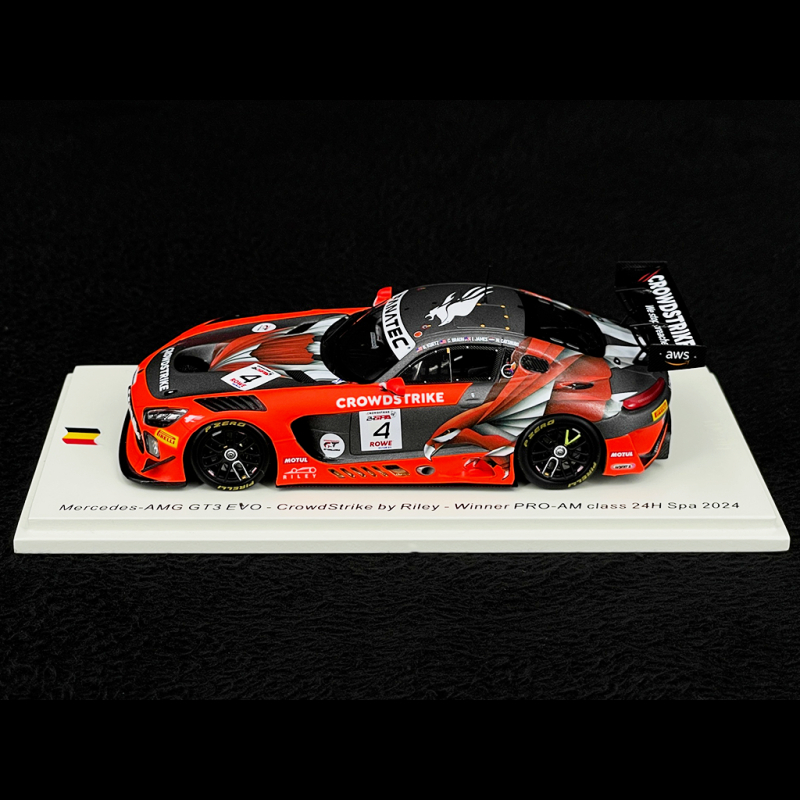 Miniature Spark 1/43 – Mercedes AMG GT3 Evo #130 24H Spa 2024, Pilotes Vesti & Juncadella