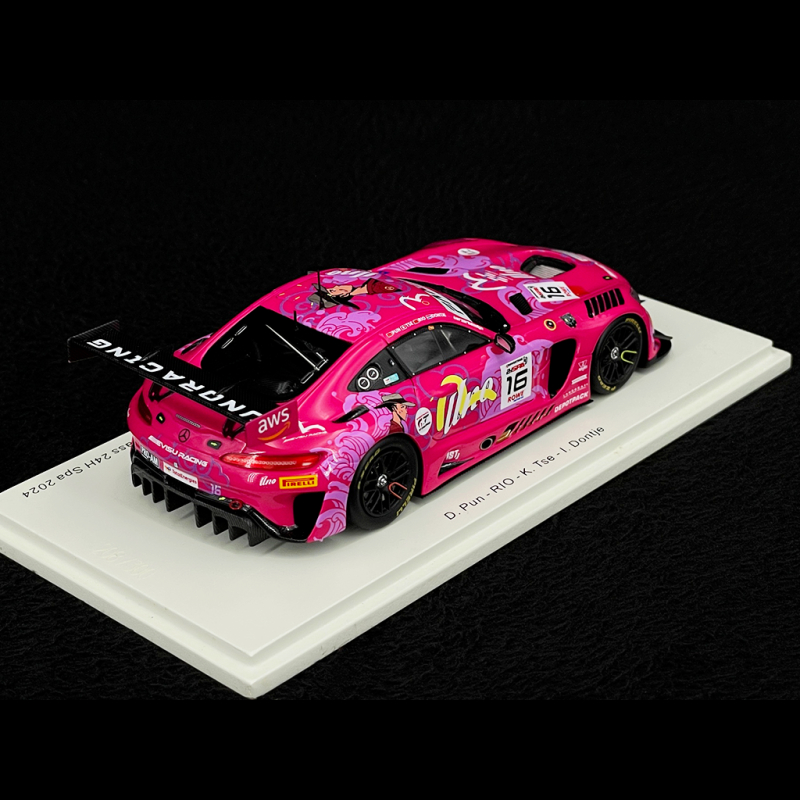 Mercedes-AMG GT3 Evo n°16 24h Spa 2024 1:43 Spark SB811