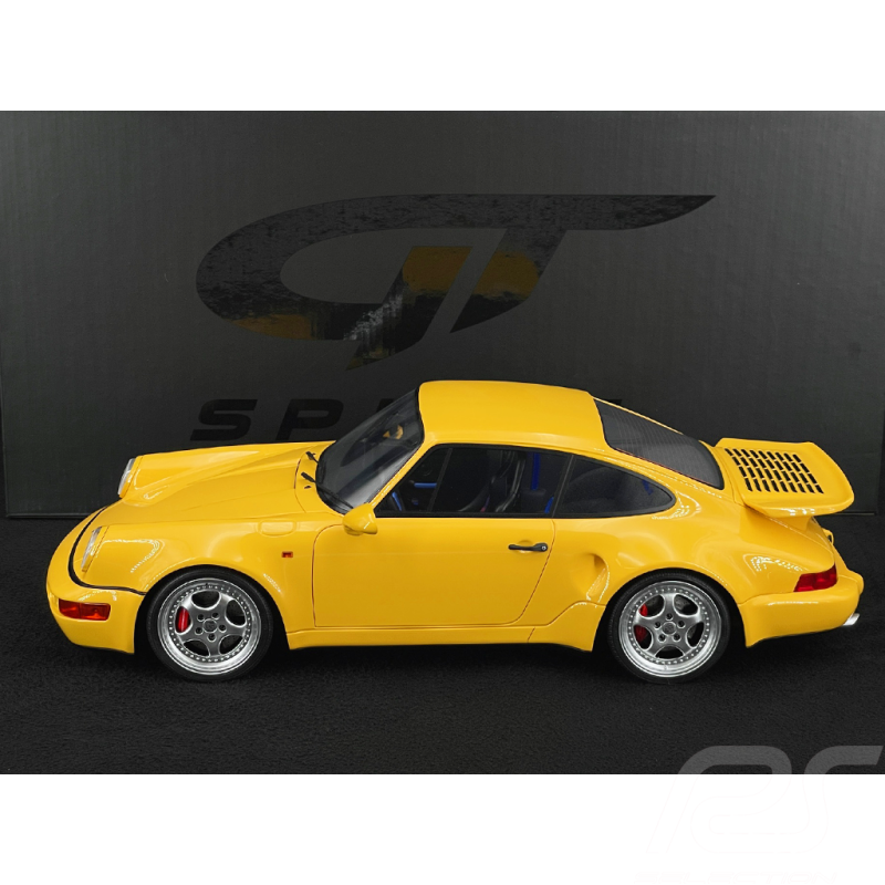 Porsche 911 Turbo S Lightweight Coupé Type 964 1993 speedgelb 1:12 GT Spirit GT948