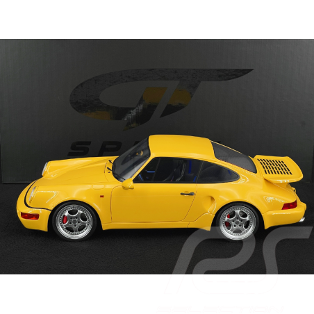 Porsche 911 Turbo S Lightweight Coupé Type 964 1993 speedgelb 1:12 GT Spirit GT948