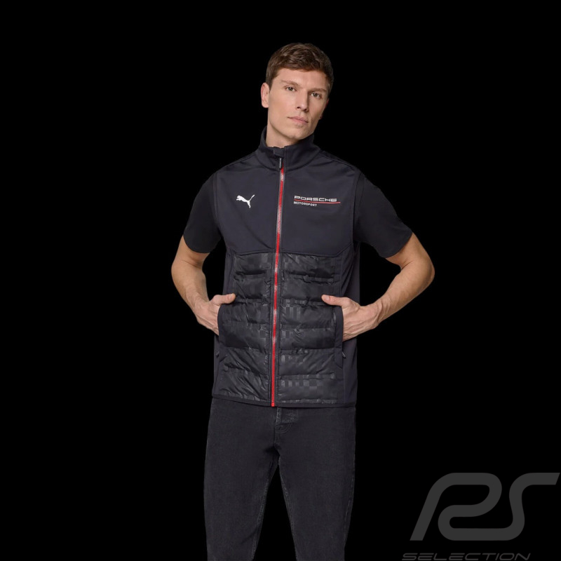 Porsche Sleeveless Jacket Motorsport 6 Black – Men – 701232122-001