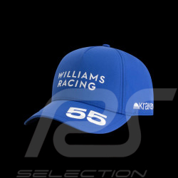 Williams Racing Hat Carlos Sainz 2025 n°55 Blue – 701231866 Williams Racing Hat Carlos Sainz 2025 n°55 Blue – 701231866