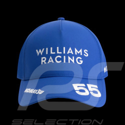 Williams Racing Hat Carlos Sainz 2025 n°55 Blue – 701231866 Williams Racing Hat Carlos Sainz 2025 n°55 Blue – 701231866