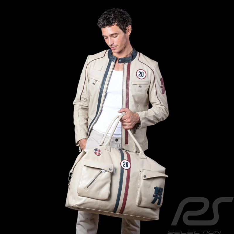 Steve McQueen Set – Jacke Liam + Reisetasche 48H Ecru – 27671-2574 / 27662-2574