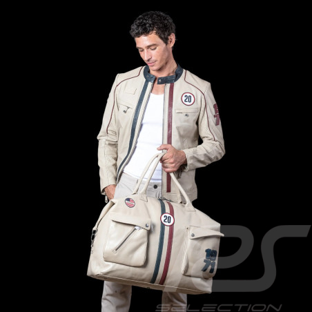 Steve McQueen Set – Jacke Liam + Reisetasche 48H Ecru – 27671-2574 / 27662-2574