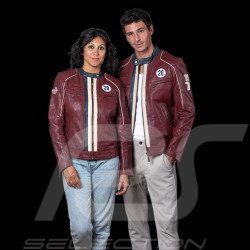 Steve McQueen Set – Jacke Liam + Reisetasche 48H Dark Red – 27671-4010 / 27662-4010